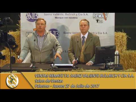 27-07-17 Ventas del Remate Televisado de S.V.B. - Palermo.