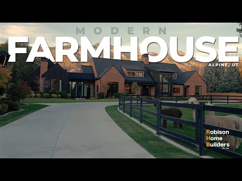 DREAMY MODERN FARMHOUSE IN UTAH | Full Walkthrough 4K | Robison Home Builders | Amazing Homes