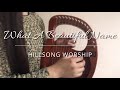 HILLSONG WORSHIP | WHAT A BEAUTIFUL NAME | LYRE HARP COVER WITH TABS | JOY ABAD