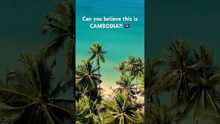 You Won’t Believe This is CAMBODIA 😱 | Koh Rong Island Paradise 🇰🇭 #kohrong #cambodia