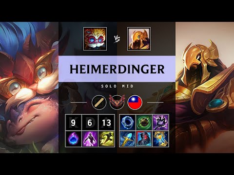 Heimerdinger Mid vs Azir - TW Grandmaster Patch 25.17