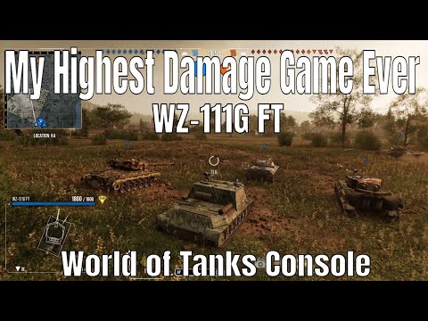WZ-111G FT | My Highest Damage Game Ever | World of Tanks Console