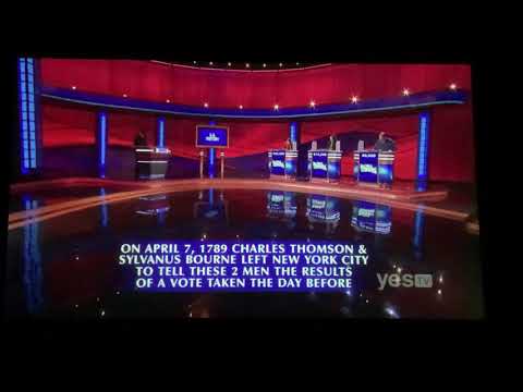 Final Jeopardy, “U.S. history” - Juliet Mayer Day 2 (5/10/21)
