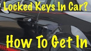 How To Unlock A Car Without Keys
