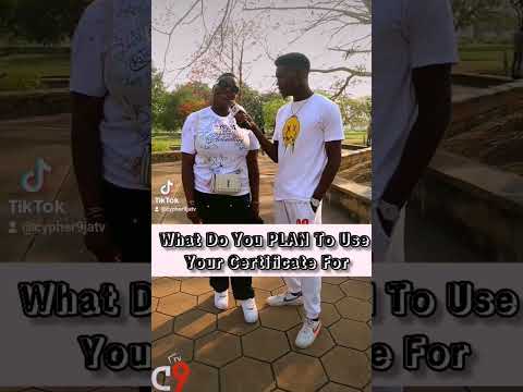 Asking Funaab Graduate What They Wanted To Become & What They Finished With  #shorts #shortvideo