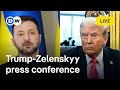 US President Trump And Ukraine S President Zelenskyy Hold Press Conference DW News