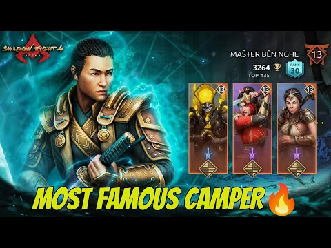 Most Famous Leaderboard Camper & 3.7K Pro Player 💀🔥| Renova Gaming ✨| Shadow Fight 4: Arena