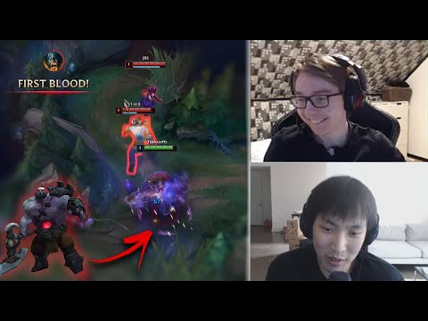 Never Mess With TheBausffs SION ! | Doublelift Advice On Role Picking | League of Legends Highlights