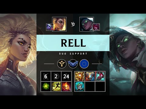 Rell Support vs Senna - EUW Diamond Patch 25.14