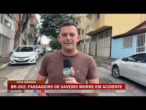 Nova Serrana: Passageiro de Saveiro morre em acidente