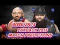 WWE 2K15 - PAYBACK 2015 Ryback vs. Bray ...