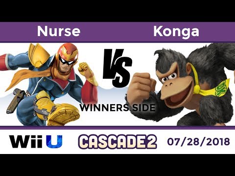 Cascade 2 Singles: Pools - Nurse (Captain Falcon) vs Konga (Donkey Kong)