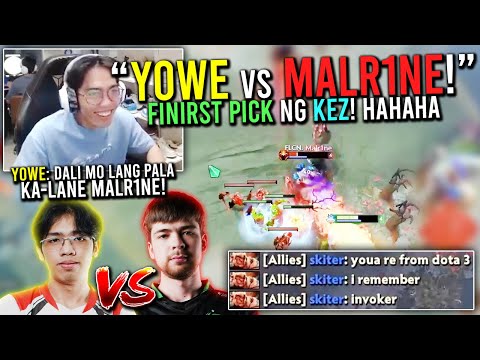 "YOWE vs MALR1NE MID!"🔥 - FINIRST PICKAN NG KEZ!🔥🤣 (Feat. SKITER)