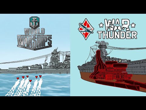 Yamato in World of warships&Warthunder