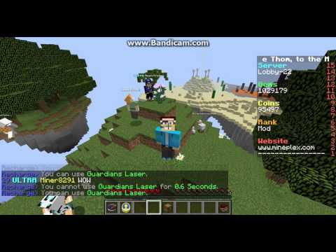 Mineplex Cosmetics Menu Showcase - Elder Guardian Morph - Titan rank+