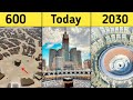 Evolution Of Makkah 600 2030 Future Structure Of Kaaba History Of Makkah