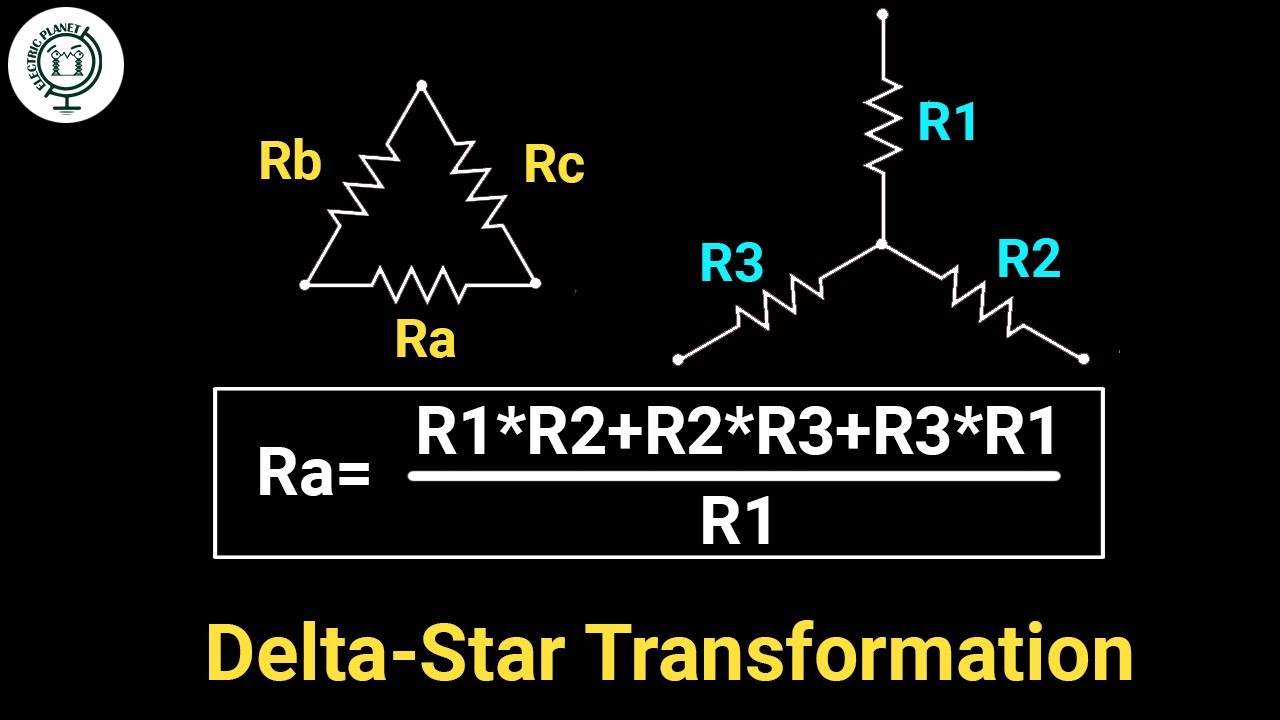 Star-Delta Conversion with Solved Examples