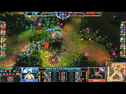 [EU LCS Spring Promo 2014] - MYM vs CW G4