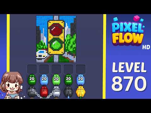 Pixel Flow Level 870 Walkthrough