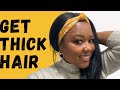 8 THICK Hair Hacks For FINE Natural Hair Thin Hair To Thick Hair