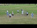 sophomore year as attackman and sophomore summer as midfielder
