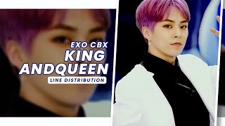 EXO CBX • King and Queen | Line Distribution「REQ #15.6」