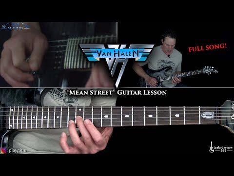 Mean Street Guitar Lesson (FULL SONG) - Van Halen