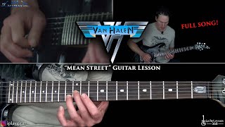 Mean Street Guitar Lesson (FULL SONG) - Van Halen