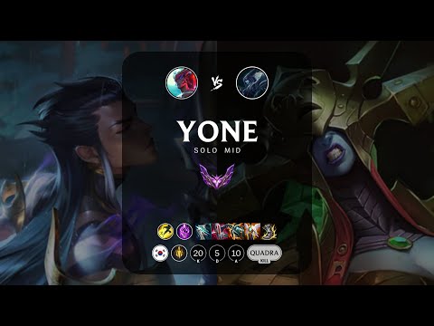 Yone Mid vs Lissandra - KR Master Patch 13.14