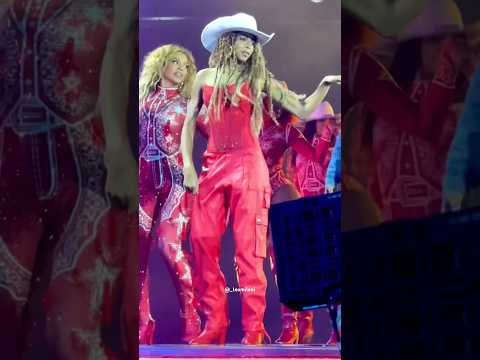 Beyonce & Blue Ivy performed “SWEET HONEY BUCKIIN” on the Cowboy Carter Tour #beyonce #blueivy #live