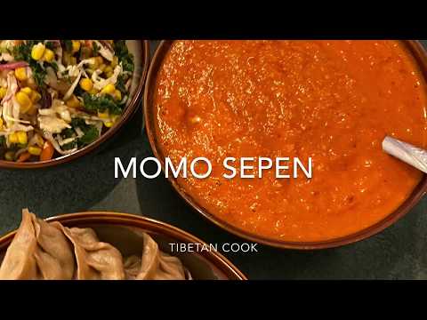 Momo Hot Sauce | Momo Sepen | Tibetan recipe