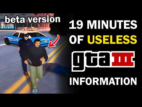 19 Minutes of Useless GTA 3 Information
