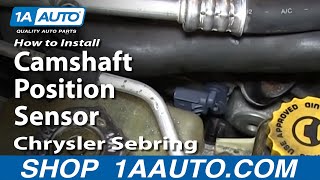 How To Install Replace Camshaft Position Sensor 2.7L V6 Chrysler Dodge