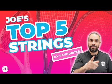 TOP 5 TENNIS STRINGS 2025 | COACH'S CHOICE | Tennis String Review | PH Tennis