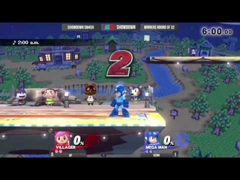 Showdown Sm4sh #3 - Winner Ro32: BP (Villager) vs Germ (Megaman)