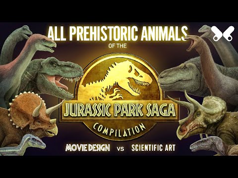 Jurassic Park Saga: All Dinosaurs. size comparison
