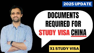 China Study Visa 2025-26: X1 Visa Document Checklist (Step-by-Step Guide)