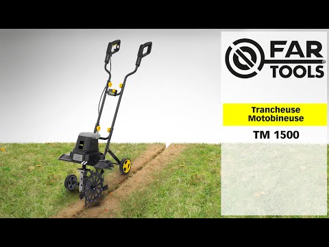 Trancheuse électrique 2 en 1 - 1500W - TM 1500 - Largeur de travail 60 / 300 mm FARTOOLS