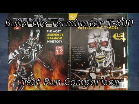 Build the Terminator Agora Models Hachette  T-800" - Test Run Comparison