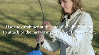 How To Assemble the Go HangOut HugglePod Using the Go HangOut Tree Hanger