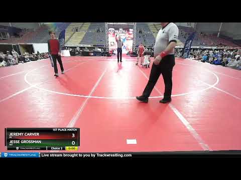 83 Lbs 1st Place Match - Jeremy Carver, IN Vs Jesse Grossman, MT Ea8b