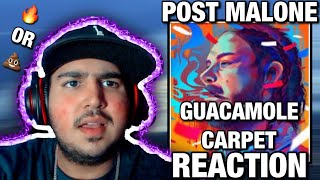 THIS WAS SO DIFFERENT FROM POSTY! 🤯😲 | POST MALONE - GUACAMOLE CARPET REACTION