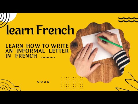 How to write a letter to invite someone in French | DELF A1 Practice . DELF A1 Production Écrite .