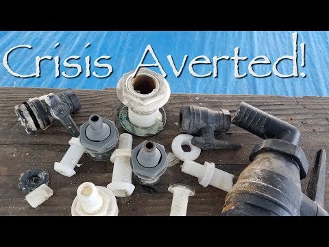 Crisis Averted! Removing Old Brittle Thru-Hull Fittings - Onboard Lifestyle ep.69