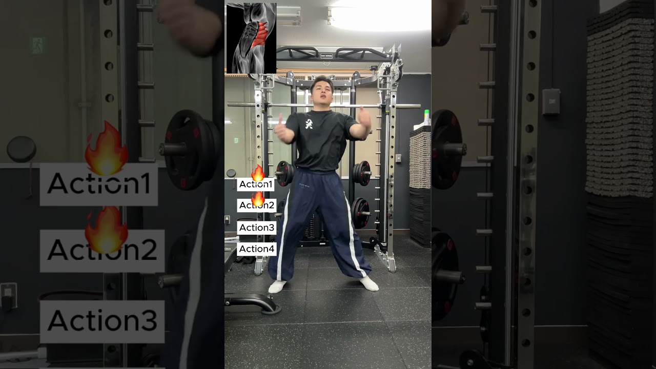 簡単に腹筋を引き締めるトレーニングTraining to tighten your abdominal muscles easily #exercise #training