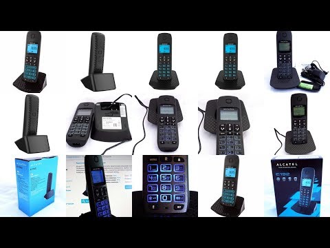 Alcatel E192 : видео обзор радиотелефона DECT