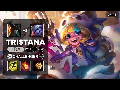 Tristana vs GangPlank Top - KR Grandmaster - Patch 26.01 Season 16