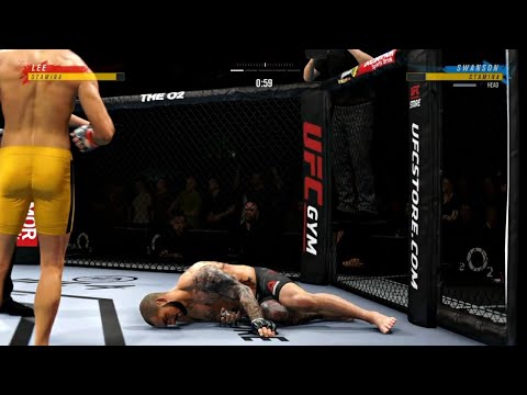 BRUCE LEE VS CUB SWANSON *war* 😱💯🔥🥊🥋 | UFC 4 BRUTAL FIGHT | UFC 4 K1 RULES | EA SPORTS UFC 4 | UFC 4