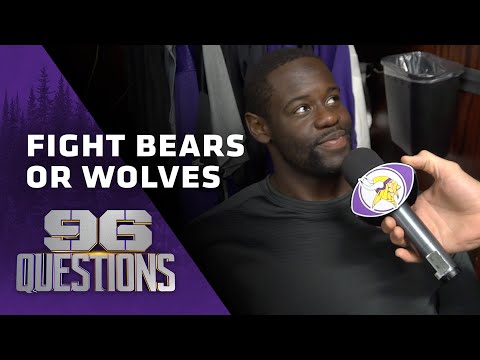 96 Questions: Would Your Rather Fight a Grizzly Bear or Three Wolves? | Minnesota Vikings