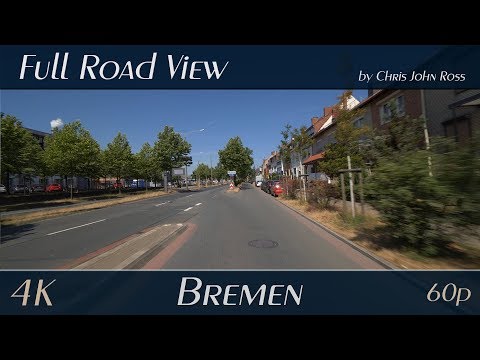 Bremen, Germany: Hemelingen - An der Grenzpappel, Pfalzburger Straße, Malerstraße - 4K Ultra HD